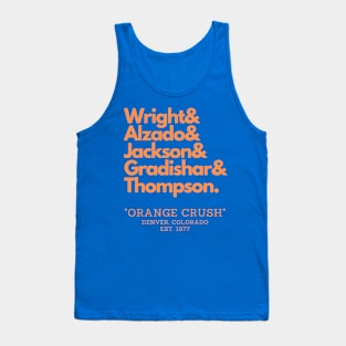 Denver's Orange Crush Defense Tank Top